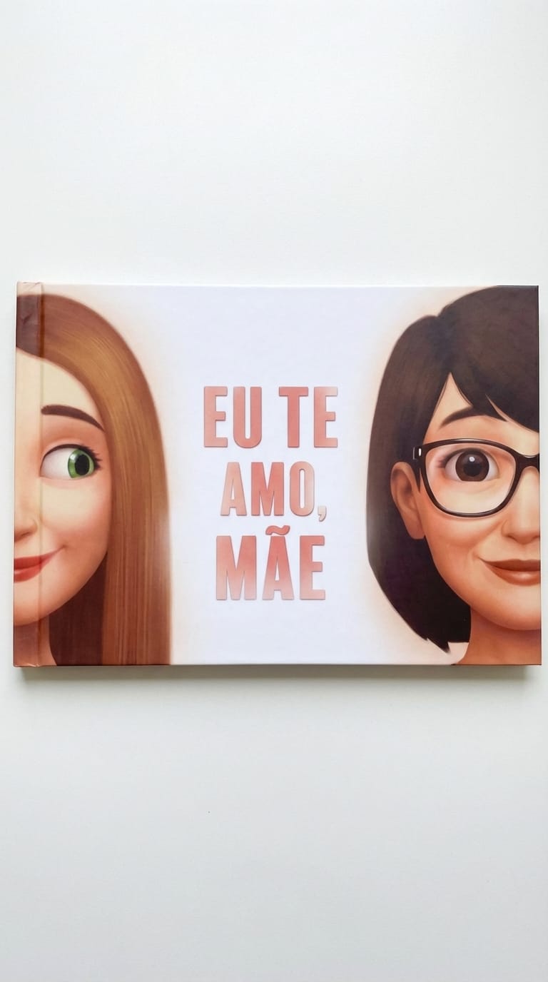 Capa do livro personalizado Eu Te Amo, Mãe